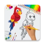 Logo of How to Draw Birds Step by Step android Application 