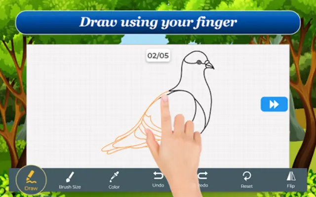 How to Draw Birds Step by Step android App screenshot 3