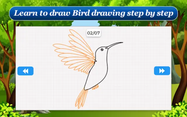 How to Draw Birds Step by Step android App screenshot 4